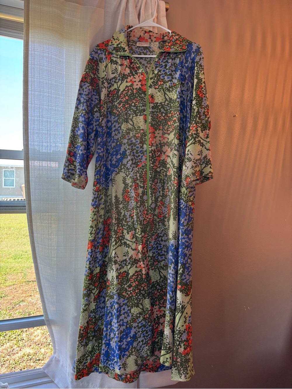 Vintage nylon made by Tyrone patio dress loungewear